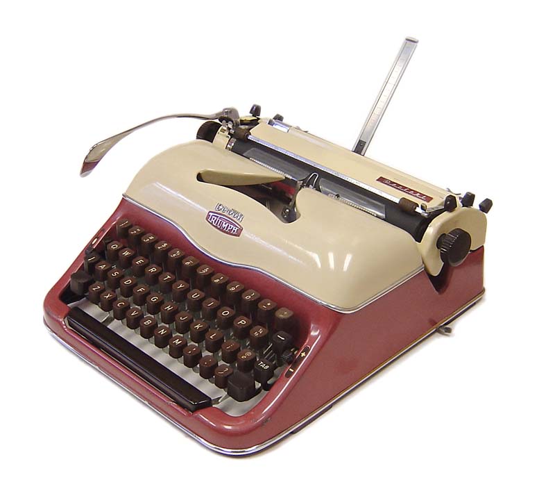 mi vieja máquina de escribir