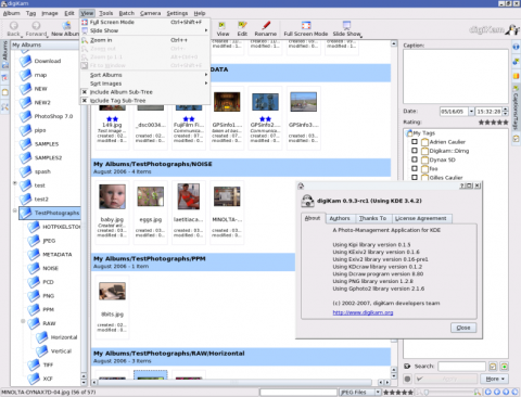 Nuevas Features en Digikam 0.93
