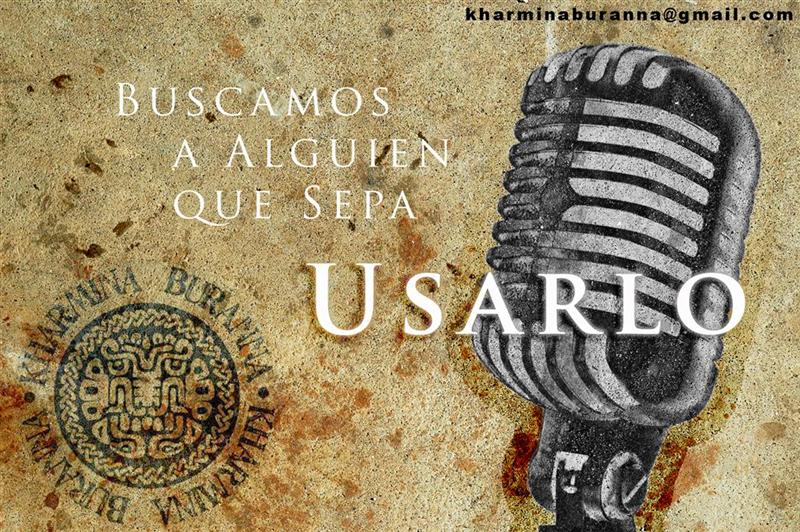 Aviso: Se busca cantante